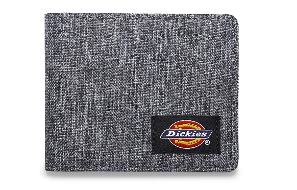 Dickies Canvas Bag Card Holder, Wallet Small Men's Gray