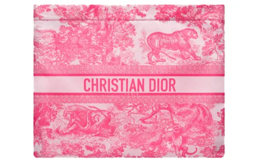 DIOR Technical Fabric Clutch Women's Peony Pink