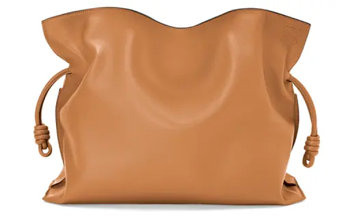 LOEWE Flamenco Nappa Leather Handheld Shoulder Bag, Crossbody Bag Women's Brown