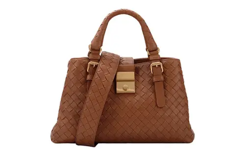 Bottega Veneta Cow Leather One Shoulder Handbag Women's Brown