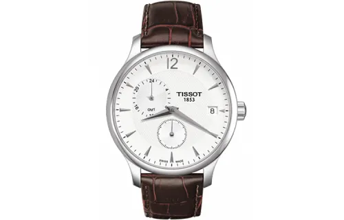 TISSOT Junya Collection Quartz Movement Men's Watches Watch 42mm White Dial Stainless Steel Case Leather Strap