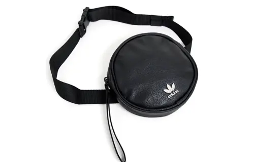 Adidas Originals Leather Fanny Pack Unisex Black
