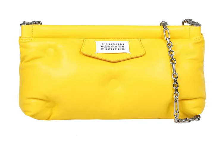 Maison Margiela Leather Shoulder Bags Women's Yellow