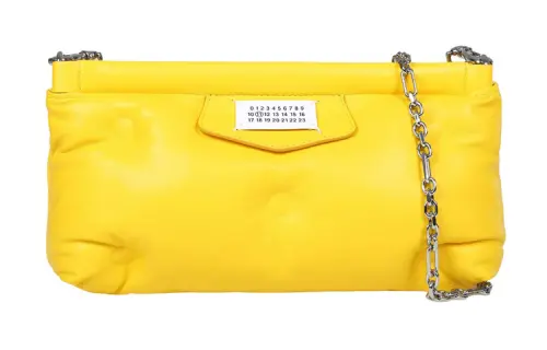 Maison Margiela Leather Shoulder Bag Women's Yellow