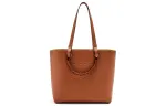 LOEWE Anagram Grain Calfskin Tote Bag, Shoulder Bag, Handbag Women's Tan