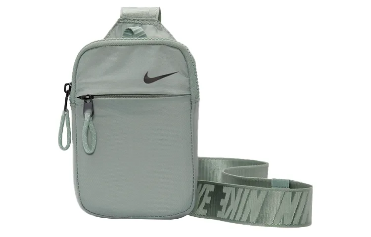 Nike Fabric Crossbody Bag, Fanny Pack, Sling Bag Unisex Smoke Gray Jade