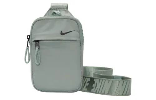 Nike Fabric Crossbody Bag, Fanny Pack, Sling Bag Unisex Smoke Gray Jade