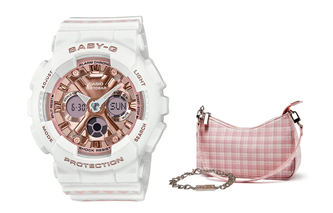 CASIO Women's BABY-G White Watch BA-130SP-7APFS