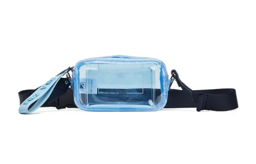 FILA PVC Small Square Bag, Crossbody Bag, Shoulder Bag Regular Unisex Blue
