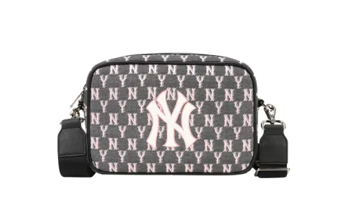 MLB Monogram Collection Polyester Combo Bag, Shoulder Bag, Crossbody Bag Regular Women's Gray