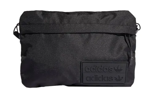 Adidas Originals Polyester Card Holder, Wallet, Sports Bag, Coin Purse, Crossbody Bag Regular Unisex Black