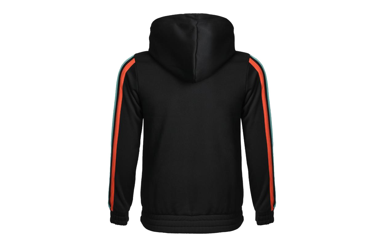 Мужская куртка adidas Hrdn Fleece Fz (черная) — фото 2