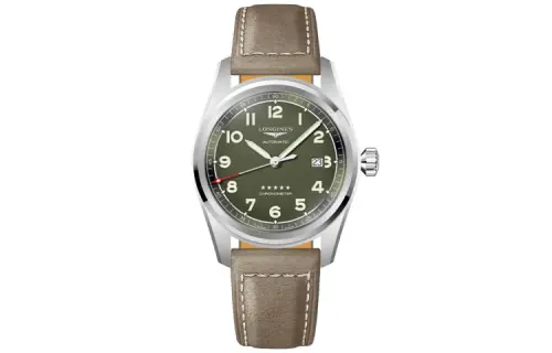 LONGINES Spirit Collection Automatic Mechanical Movement Men's Watch 42mm Green Dial Stainless Steel Case