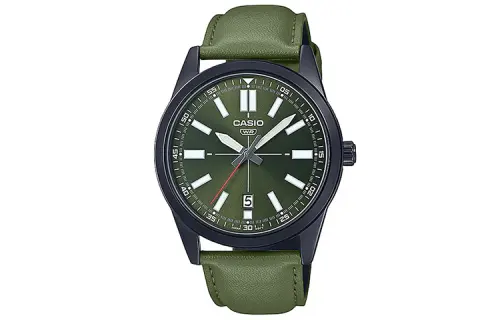 CASIO Men Standard Series Green Watch MTP-VD02BL-3E