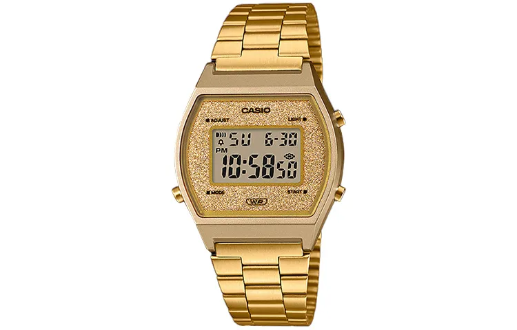 CASIO YOUTH Metal Square Dial Small Nuggets Quartz Movement Stainless Steel Strap Watch