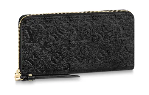 LOUIS VUITTON Wallet Zippy Monogram Empriente Black
