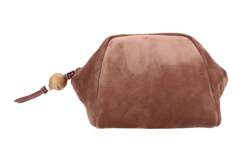 Loro Piana Calfskin Clutch Regular Women's Brown