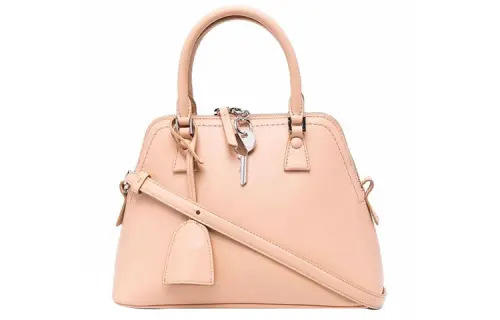 Maison Margiela 5AC Leather Dome Bag, Handbag, Crossbody Bag Women's Pink