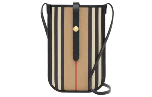 Burberry Eco Friendly Canvas Bag With Cell Phone Pouch Regular Unisex Archive Beige