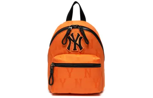 MLB Nylon Fabric Combo Bag, Backpack Regular Unisex Orange