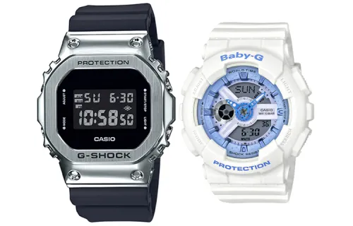 CASIO Unisex Pair Table Series Black Watch