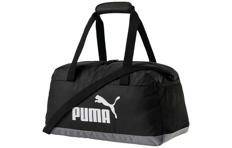 PUMA Fabric Shopping Bag, Training Bag, Handbag Regular Women's Black