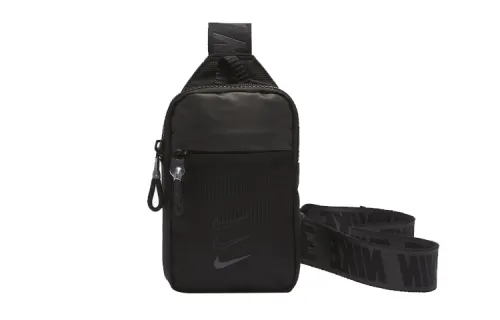 Nike Polyester Nylon Cell Phone Pouch, Shoulder Bag, Crossbody Bag, Fanny Pack, Sling Bag Small Unisex Black