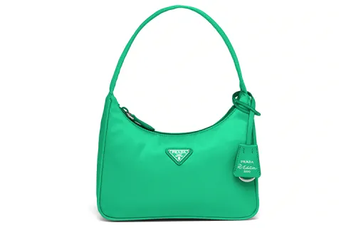 PRADA Nylon Shoulder Bag, Handbag, Shoulder Bag Women's Mint Green