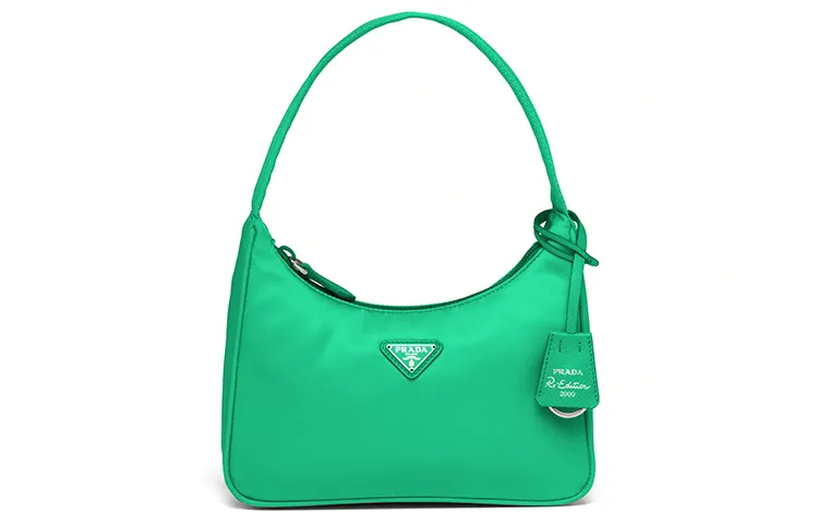 PRADA Nylon Shoulder Bag, Handbag, Shoulder Bag Women's Mint Green