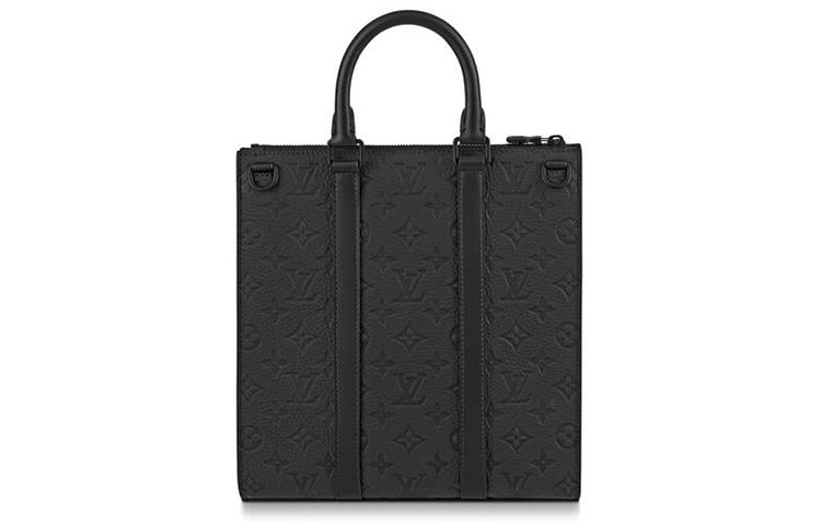 Мужская сумка Louis Vuitton Sac Plat Cross Taurillon (черная) — фото 3