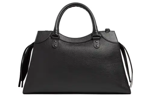 Balenciaga Fashion Leather Handbag Women's Black