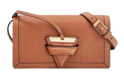 LOEWE Soft Grain Calfskin Postman Bag, Handheld Bag, Shoulder Bag, Crossbody Bag Mini Women's Tan
