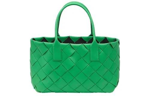 Bottega Veneta Nappa Leather Tote Bag, Shopping Bag, Handbag Women's Grass Green