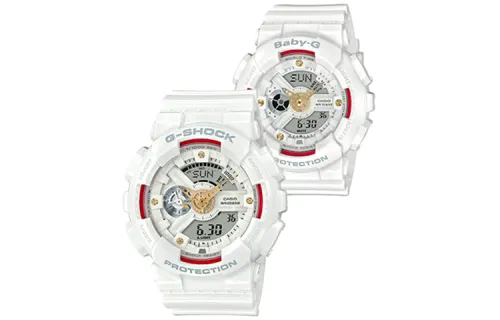 CASIO Unisex Pair Table Series White Watch