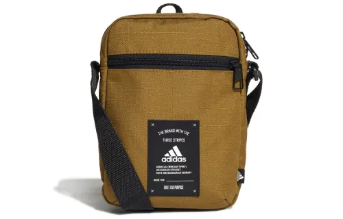 Adidas Nylon Fabric Shoulder Bag, Crossbody Bag Regular Unisex Earth Yellow
