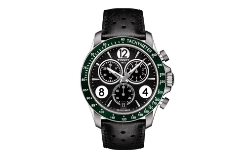TISSOT V8 Quartz Movement 100m Waterproof Men's Watches Watch 42.5mm Black Dial Stainless Steel Case
