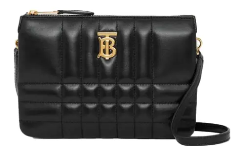 Burberry Lola Bag Lambskin Storage Bag, Shoulder Bag, Crossbody Bag Women's Black