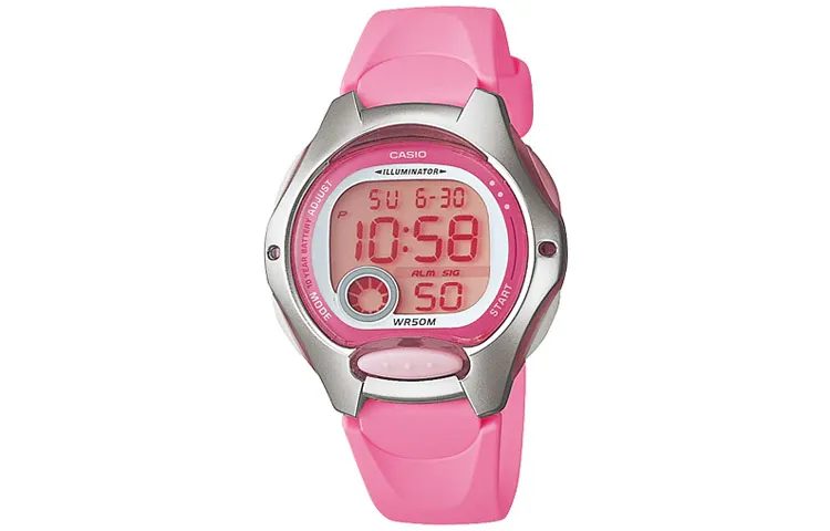 CASIO Women's DIGITAL Series Pink Watch LW-200-4BVDF