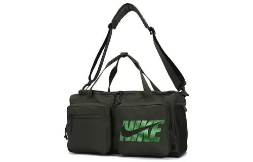 Nike Capacious soft heel for traveling, suspenders, travel bag, basketball green one-shoulder bag for gym for men and women, with your logo imprint, for beloved