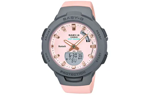 CASIO Women's BABY-G Pink Watch BSA-B100MC-4A