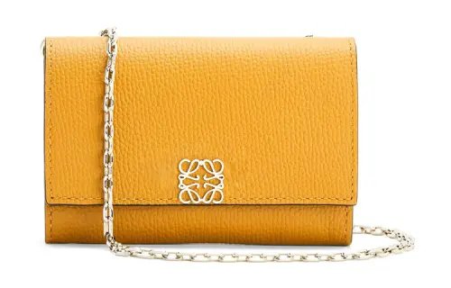 LOEWE Calfskin Crossbody Bag, Shoulder Bag Women's Yellow