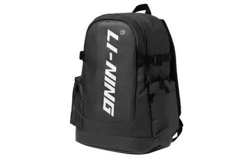 Li Ning Training Series Fabric Backpack Regular Unisex Graphite Gray