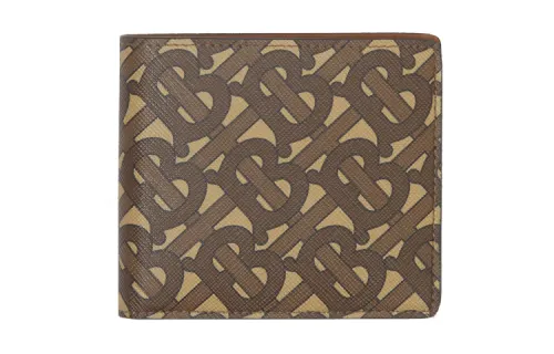 Burberry Leather Wallet Women's Brown