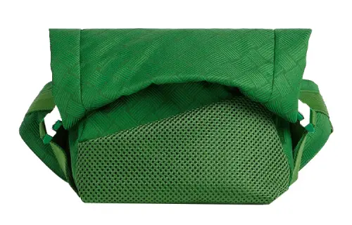 Bottega Veneta Fabric One Shoulder Crossbody Fanny Pack Men's Grass Green