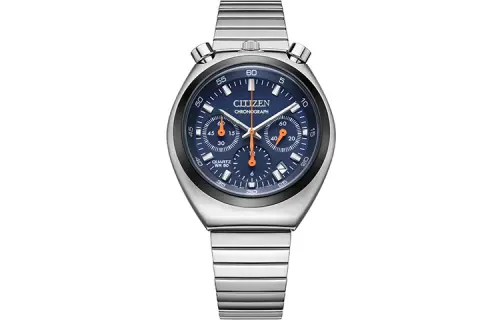 CITIZEN Quartz Movement Stainless Steel Strap Watch Men's Watches Blue Dial