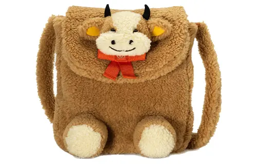 GUCCI Shearling Kids Bag Kids' Brown
