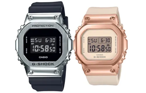 CASIO Unisex Pair Table Series Black Watch