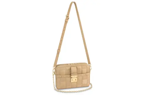 LOUIS VUITTON Troca Mm Damier Quilt Beige