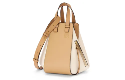 LOEWE Hammock Calfskin Handbag, Shoulder Bag, Crossbody Bag Regular Women's Sand Dune/Warm Desert