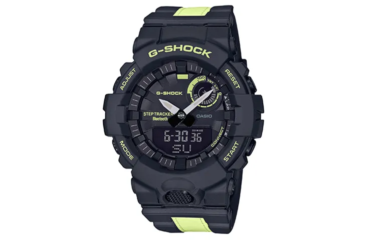 CASIO G SQUAD Quartz Movement Watch Men's Watches Black Dial